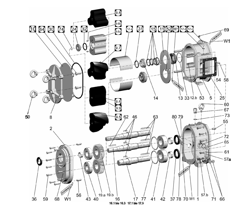 Éclaté PL 200 Börger