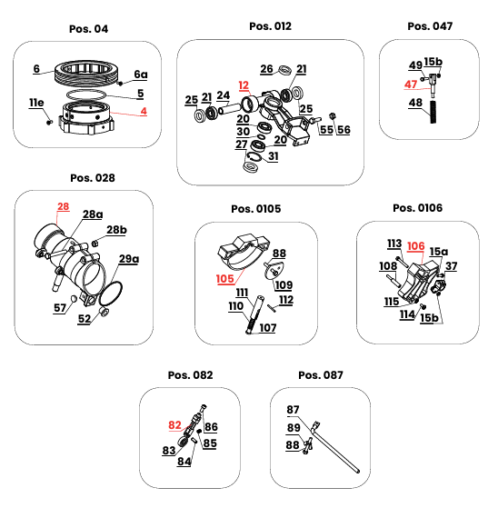 Éclaté canon Reflex SIME - vue 2
