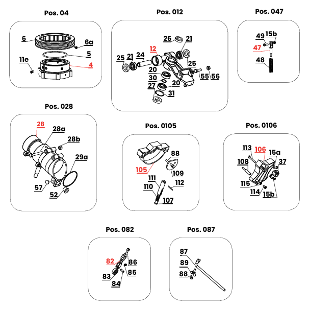 Éclaté canon Explorer SIME - vue 2