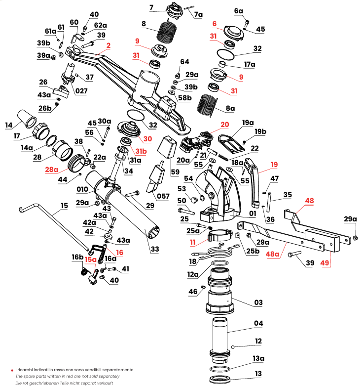 Éclaté canon Synkro SIME - vue 1