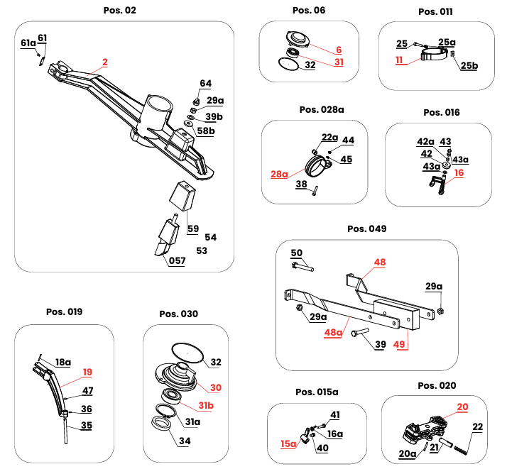 Éclaté canon Synkro SIME - vue 2