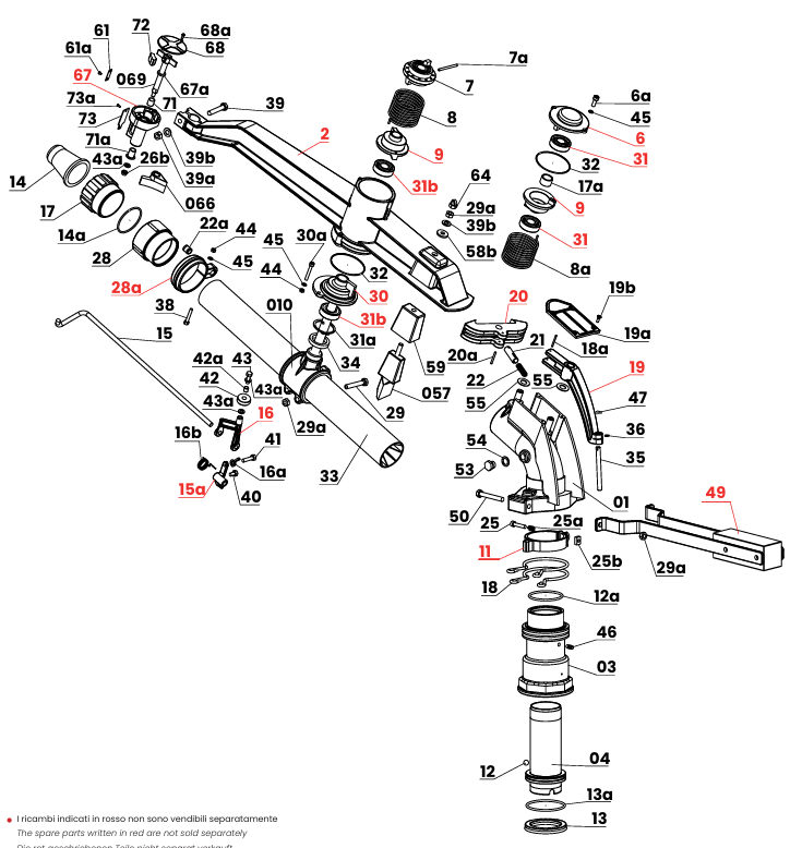 Éclaté canon Ranger SIME - vue1