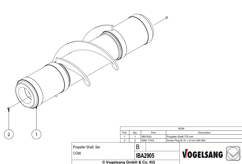 Eclaté CC66-D1 - D - rotor