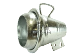 Sortie mâle / cône galva Sphérique